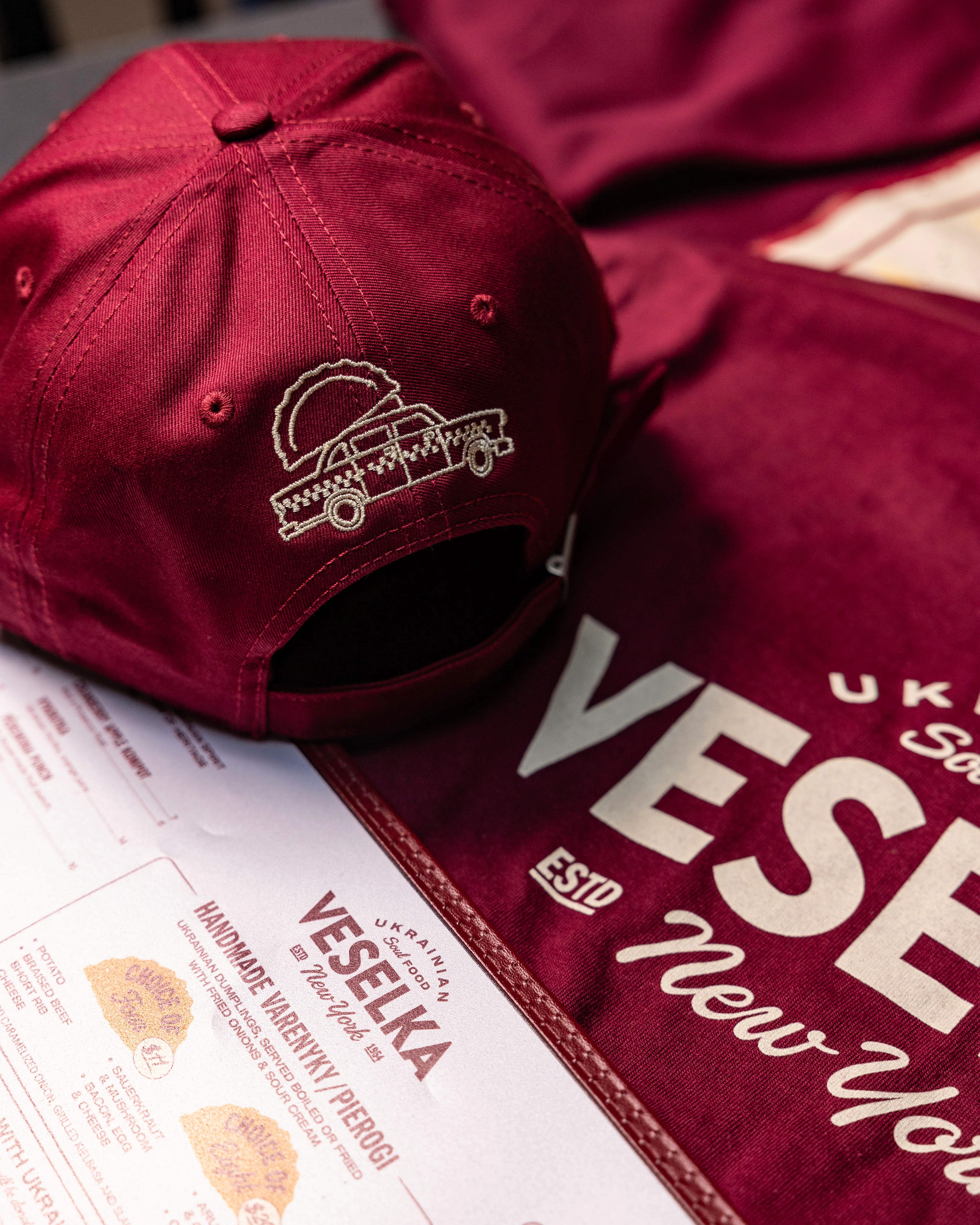 Veselka Burgundy Hat - Image 3